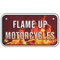 Custom Embossed Motorcycle License Plate - 4"x7" (4 Color Process)